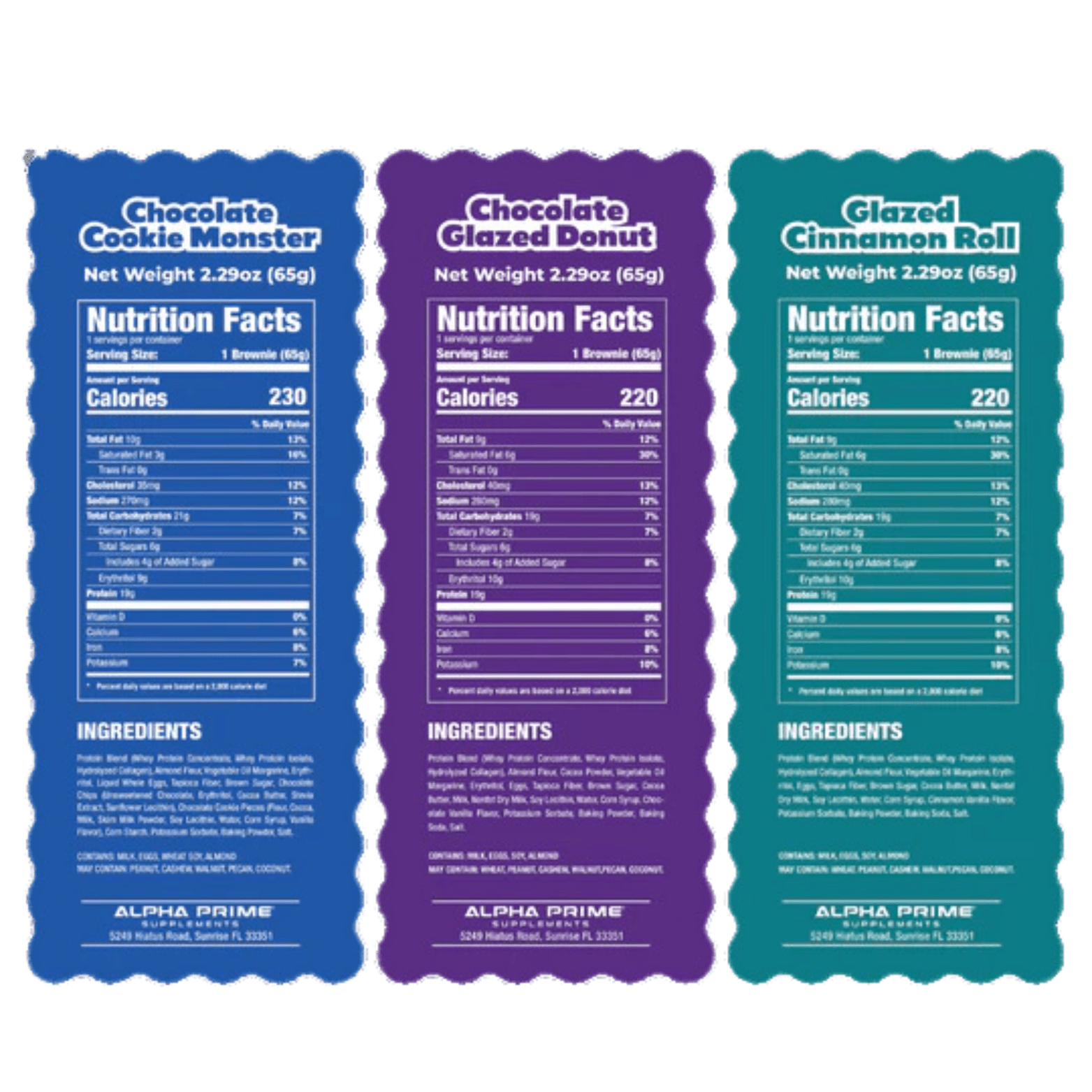 ALPHA PRIME BITES - Protein Brownies + Collagen - Competitive Edge Nutrition