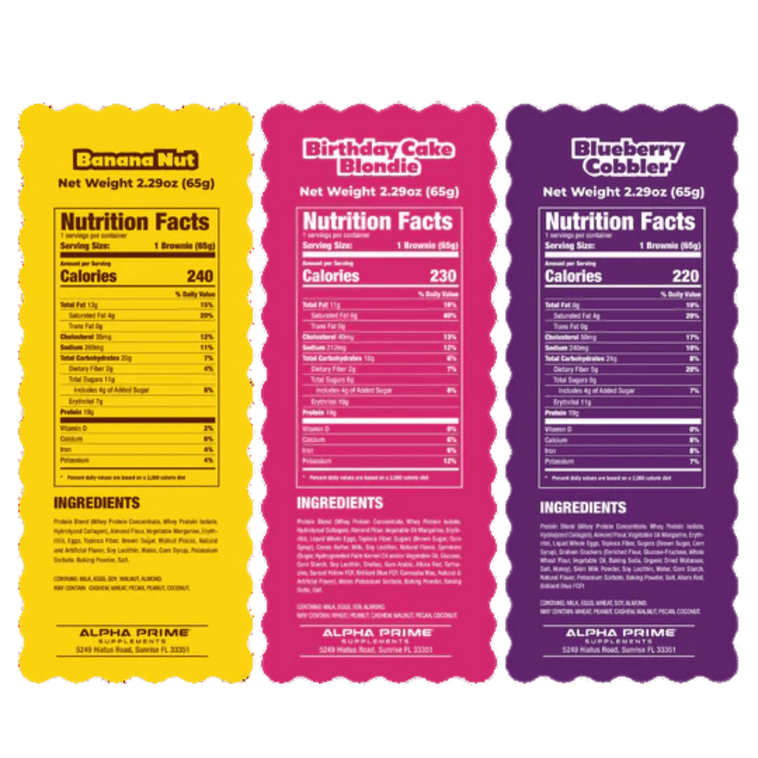 ALPHA PRIME BITES - Protein Brownies + Collagen - Competitive Edge Nutrition