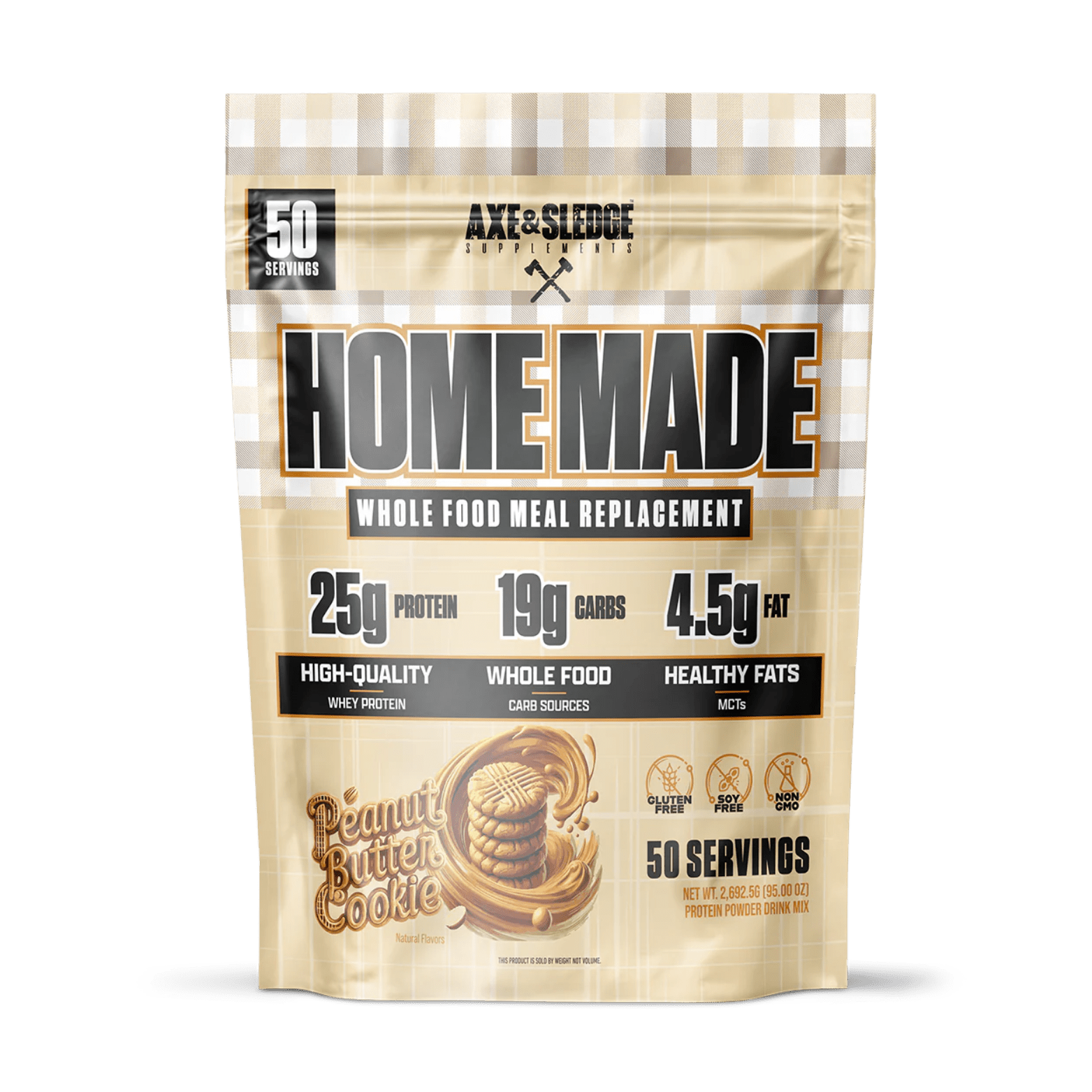 Home Made // Whole Foods Meal Replacement - 25 Servings - Competitive Edge Nutrition