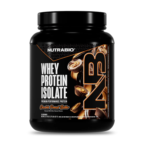 NutraBio 100% Whey Protein Isolate - 20 Serving