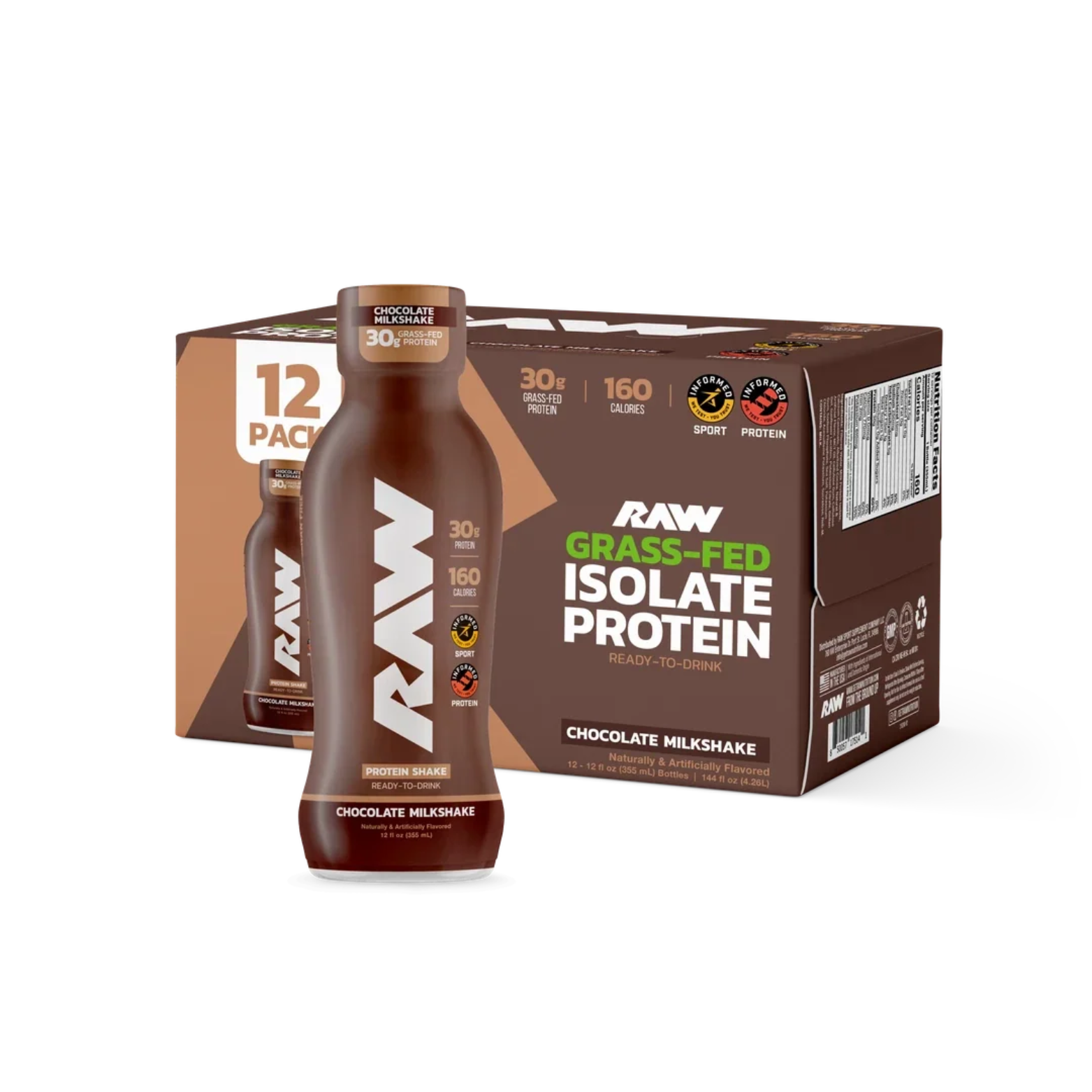 RAW GRASS FED WHEY ISOLATE RTD