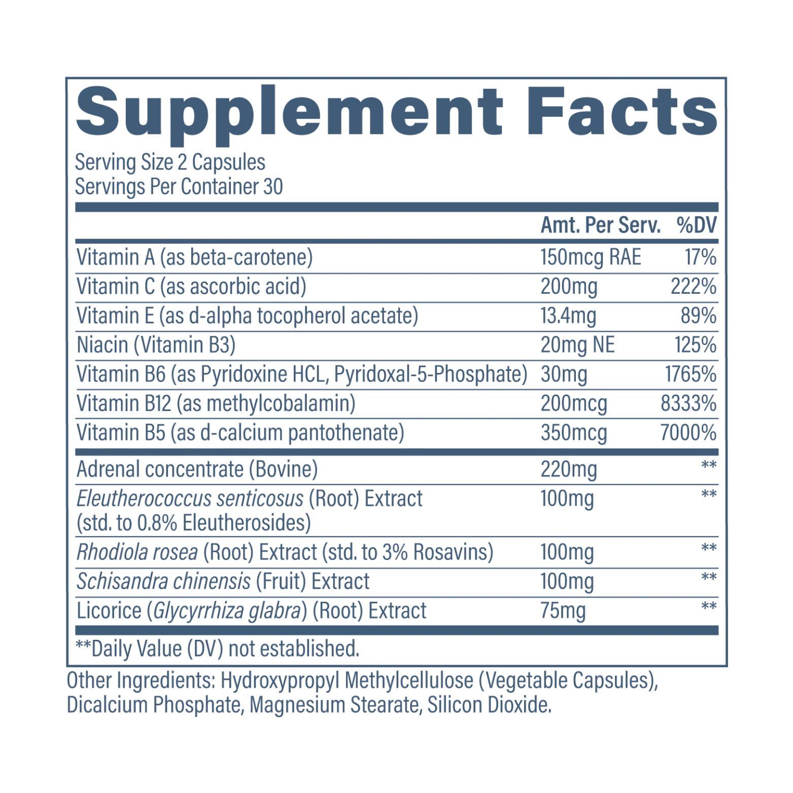 AdrenalCORE - 30 Serving - Competitive Edge Nutrition