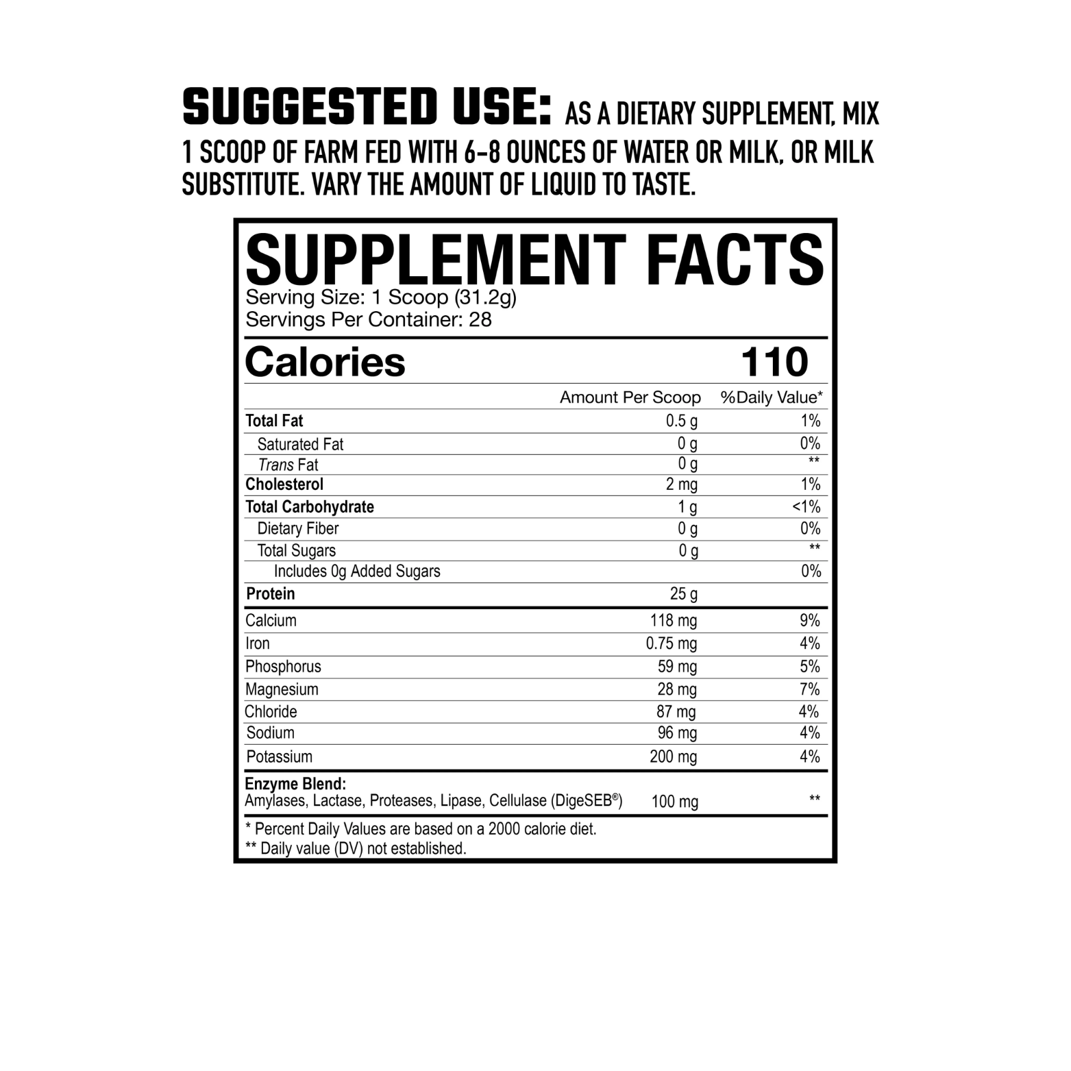 FARM FED PROTEIN - 28 Serving - Competitive Edge Nutrition